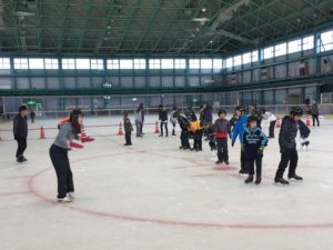 米子市スケート連盟主催 スケート教室 2017年10月15日