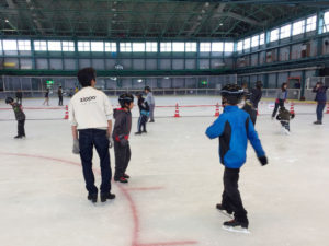 米子市スケート連盟主催 スケート教室 2017年10月15日