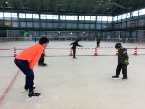 米子市スケート連盟主催 スケート教室 2017年10月15日