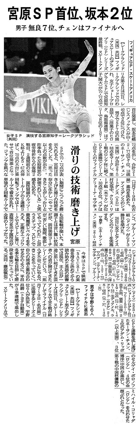 スケートアメリカ2017 無良崇人選手