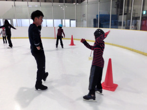 2013鳥取スケート教室 コーン周回