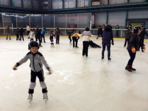 米子市スケート連盟主催 スケート教室 2017年10月15日