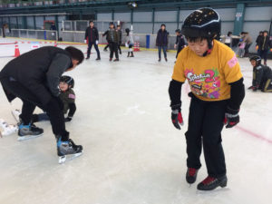 米子市スケート連盟主催 スケート教室 2017年10月15日